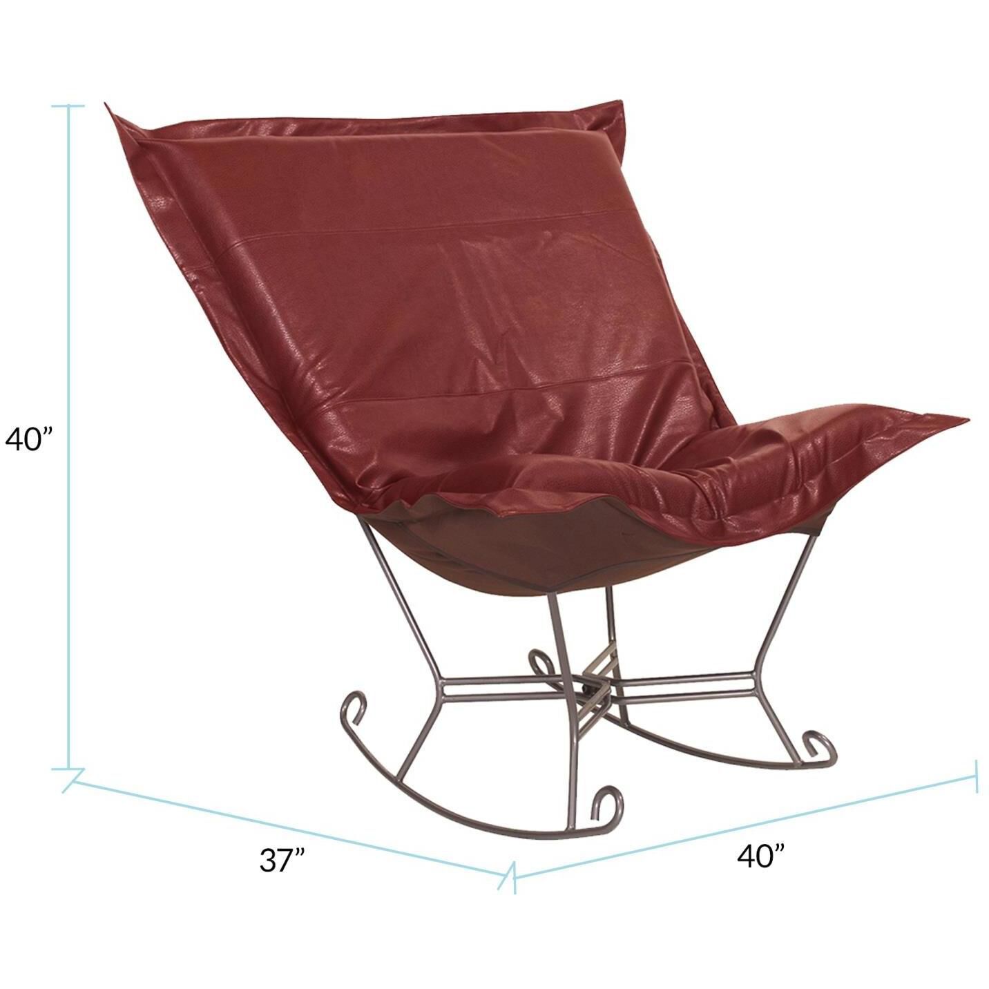 Puff Titanium Frame with Avanti Apple Scroll Rocker with Cover